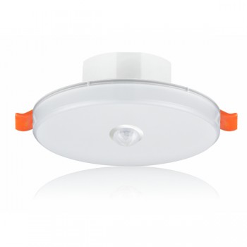 广东敏华电器有限公司_M6053 6W 5寸磨砂罩无边框筒灯(红外感应)M-ZFJC-E6W6053集电集控