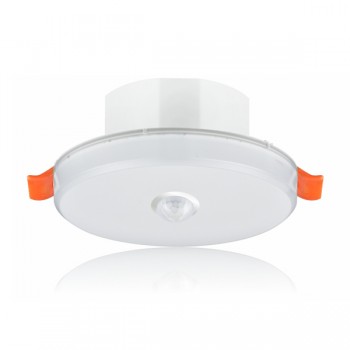 广东敏华电器有限公司_M6055 4.5W4寸磨砂罩无边框筒灯(红外感应)M-ZFJC-E4.5W6055 集电集控