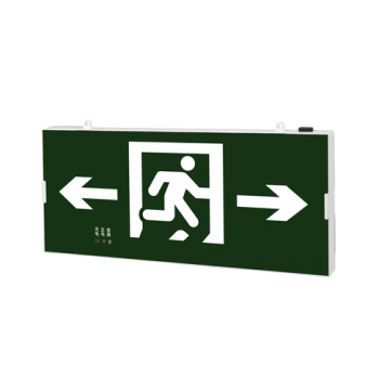 广东敏华电器有限公司_通用型  防火塑料超窄边框  自带消防强启标志灯M-BLZD-2LROE I 5WCAG