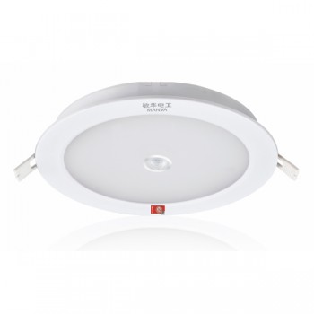 广东敏华电器有限公司_5寸M6039磨砂罩筒灯(红外人体感应)M-ZFJC-E10W6039集电集控