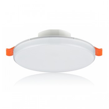 广东敏华电器有限公司_8.1W M6052集电集控6寸磨砂罩无边框筒灯 M-ZFJC-E8.1W6052