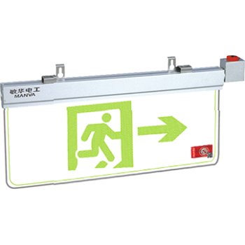 广东敏华电器有限公司_ZQA ZQB IP67双面中型防水防爆吊片标志灯不锈钢面板