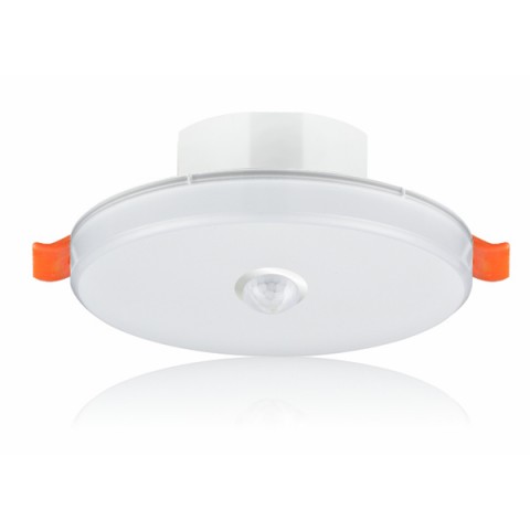 M6053 6W 5寸磨砂罩无边框筒灯(红外感应)M-ZFJC-E6W6053集电集控