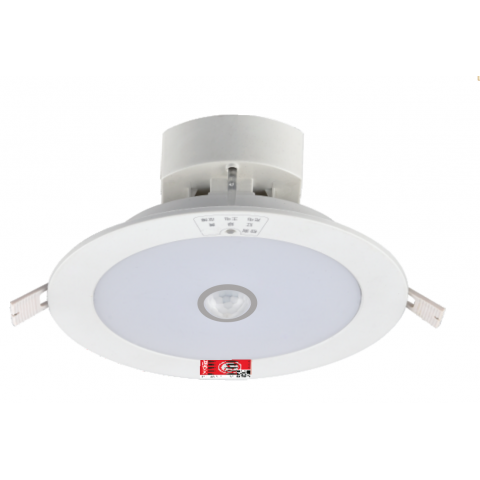 E5W9008/E5W9009/E8W9010/E8W9011/E12W9012/E12W9013/E15W9014/E15W9015/E18W9016嵌顶感应磨砂罩筒灯