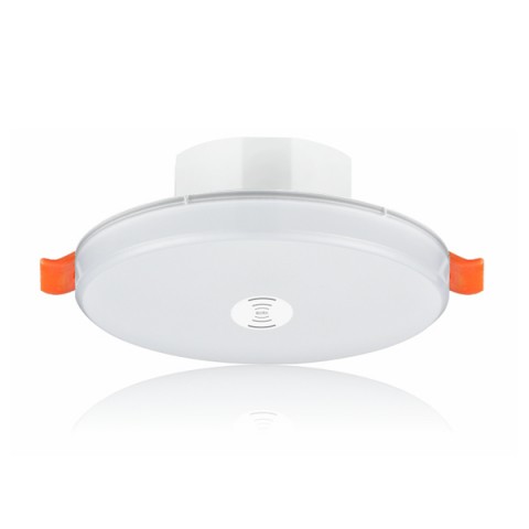 M6054-A 6W 5寸磨砂罩无边框筒灯(微波感应)M-ZFJC-E6W6054集电集控