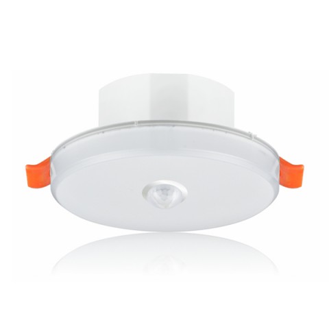 M6055 4.5W4寸磨砂罩无边框筒灯(红外感应)M-ZFJC-E4.5W6055 集电集控