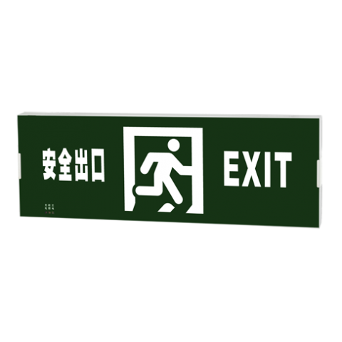 CAM 大型防火塑料超窄边框单面标志灯M-BLZD-1LROE III 8WCAM