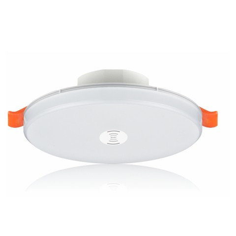 M6052-A 8.1W 6寸磨砂罩无边框筒灯(微波感应)M-ZFJC-E8.1W6052 集电集控