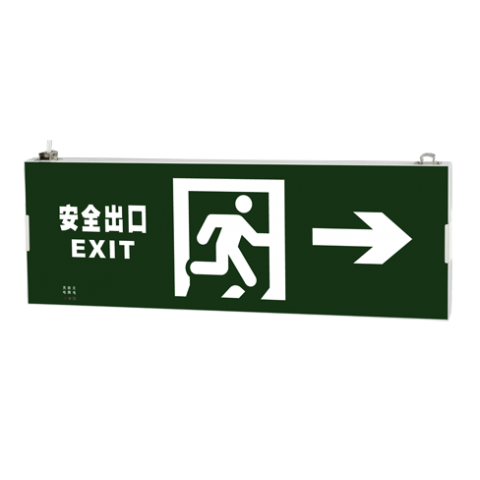CAL 大型防火塑料超窄边框双面标志灯M-BLZD-2LROE III 8WCAL