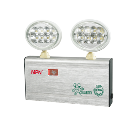 1383 椭圆铁头 拉丝铝材灯体双头灯N-ZFZD-E5W1383