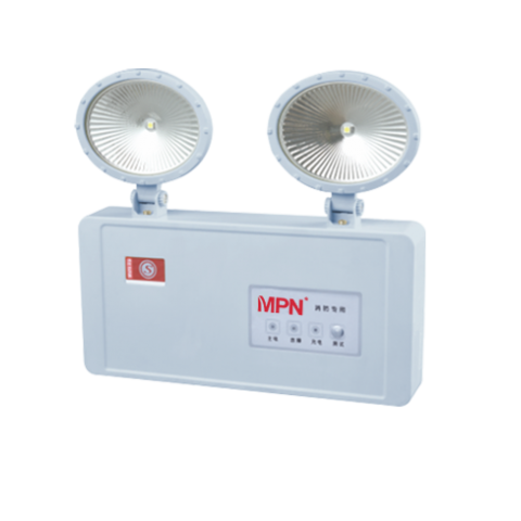 灰色防火塑料双头灯M-ZFZD-E5W1142