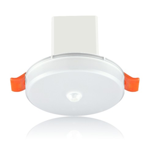 3W M6057 集电集控3寸磨砂罩无边框筒灯(红外人体感应)M-ZFJC-E3W6057