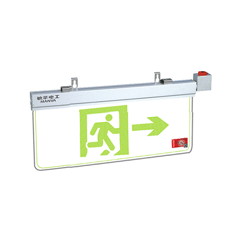 ZQA ZQB IP67双面中型防水防爆吊片标志灯不锈钢面板